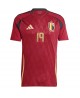 Günstige Belgien Johan Bakayoko #19 Heimtrikot EM 2024 Kurzarm